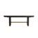 Pembroke Dining Table in Ebony Oak Veneer/Vintage Brass (314|5760)