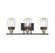 Macauley Three Light Bath Bar in Vintage Black w/Warm Brass (51|8-2069-3-51)