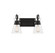 Lakewood Two Light Bathroom Vanity in Matte Black (51|8-1830-2-BK)