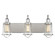 Lansing Three Light Bath Bar in Satin Nickel w/Polished Nickel Accents (51|8-1780-3-111)