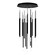 Viggo LED Chandelier in Black (34|PD-69415R-BK)