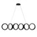 Cabot LED Linear Pendant in Black (34|PD-53448-27-BK)
