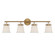 Kaden Four Light Bathroom Vanity in Warm Brass (51|8-1627-4-322)