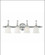 Brunswick Four Light Bath Bar in Chrome (51|8-1062-4-CH) Brunswick Four Light Bath Bar in Chrome (51|8-1062-4-CH)