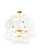 Aria Nine Light Chandelier in Burnished Brass (454|KSC1119BBS)