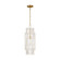 Elio One Light Pendant in Burnished Brass (454|EP1411BBS)
