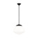 Milne One Light Pendant in Midnight Black (454|EP1361MBK)