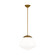 Milne One Light Pendant in Burnished Brass (454|EP1361BBS)