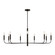 Brianna Nine Light Chandelier in Aged Iron (454|EC1319AI)