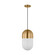 Foster One Light Pendant in Satin Brass (454|DJP1141SB)