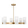 Rhode Six Light Chandelier in Satin Brass (454|DJC1166SB)
