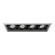 26W Multi LED Recessed Multiple in Platinum (40|TE134ALED-30-4-0N)