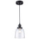 One Light Pendant in Black (110|PND-1081 BK)