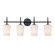 Four Light Vanity in Black (110|71894 BK)