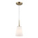 One Light Pendant in Antique Gold (110|71890 AG)