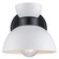 One Light Wall Sconce in White / Black (110|71851 WH-BK)