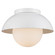 One Light Flush Mount in White (110|16220 WH)