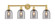 Edison Four Light Bath Vanity in Antique Brass (405|616-4W-AB-G558-6GWH)