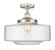 Edison One Light Semi-Flush Mount in Brushed Brass (405|616-1F-BB-G694-16)