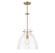 Foster One Light Pendant in Warm Brass (51|7-7006-1-322)