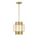 Gideon Three Light Pendant in Warm Brass (51|7-3168-3-322)