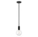 Wright One Light Mini Pendant in Matte Black (51|7-3075-1-89)