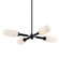 Annex Four Light Chandelier in Anodized Black (67|F7355-AN)