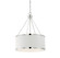 Delphi Six Light Pendant in White with Polished Nickel Acccents (51|7-188-6-172)