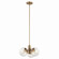 Silvarious Three Light Chandelier/Semi Flush in Champagne Bronze (12|52700CPZCLR)