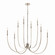 Malene Eight Light Foyer Chandelier in Polished Nickel (12|52699PN)
