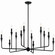 Alvaro 12 Light Chandelier in Black (12|52692BK)