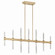 Sycara LED Linear Chandelier in Champagne Bronze (12|52670CPZ)