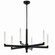 Sycara LED Chandelier in Black (12|52667BK)