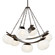 Duxbury Seven Light Chandelier in Distressed Bronze (70|2107-DB)