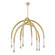 Zeme LED Chandelier in Vintage Polished Brass (68|471-48-VPB)