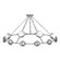 Riviere LED Chandelier in Vintage Gold Leaf (68|465-52-VGL)
