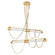 Lariat LED Chandelier in Vintage Brass (68|463-49-VB)
