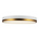 Adelaide LED Flush Mount in Aged Gold/White (452|FM554215AGWH-5CCT)