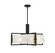 Hayward Five Light Pendant in Matte Black w/Warm Brass (51|7-1696-5-143)