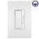 radiant LED/CFL Dimmer with Microban in White (246|RHCL453PWAMCC4)