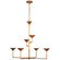 Eleanor LED Chandelier in Antique Gold Leaf (268|JN 5172AGL)