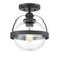 Pendleton One Light Semi-Flush Mount in Matte Black (51|6-7200-1-89)