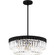 Quoizel Pendant Four Light Pendant in Matte Black (10|QP6742MBK)