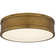 Quoizel Flush Mount LED Flush Mount in Weathered Brass (10|QFL5224WS)