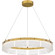 Alice LED Pendant in Brushed Gold (10|PCACE2824BRG)