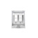 On/Off Switch Flush Mount Dual Duplex Stack Switch in Stainless Steel (40|EFDWWPS)