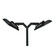 Pole Mount Pole Mount With Double Crossbar in Black (40|EF3908PMDB)