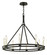 Sutton Eight Light Chandelier in Textured Black (67|F6236-TBK)