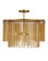 Mantra Three Light Semi-Flush Mount in Gold Leaf (142|9000-1197)