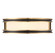 Alberti Four Light Flush Mount in Matte Black w/Warm Brass (51|6-1822-4-143)